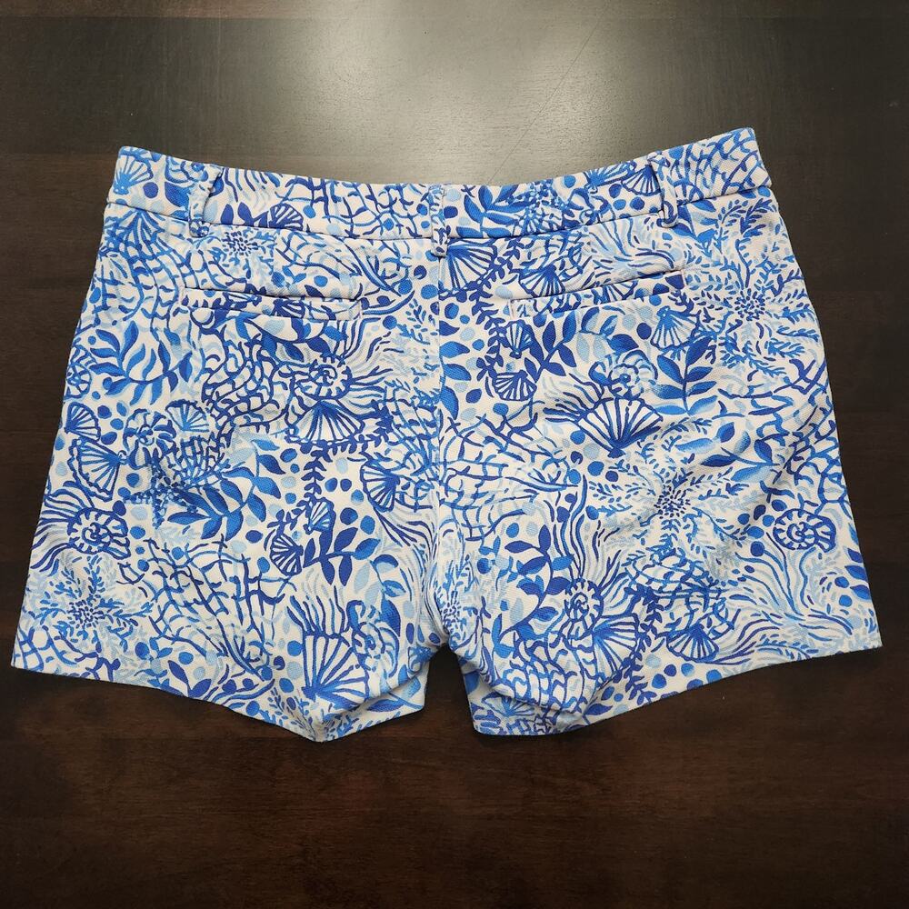 Lilly Pulitzer Jayne Knit Short Calla Lilly Pink High Tides Good Vibes Short 12 - Picture 4 of 4